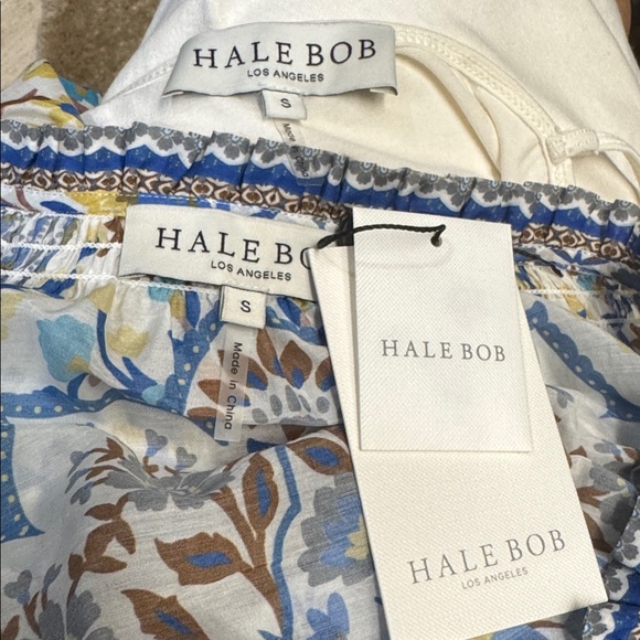 Hale Bob Blue and Yellow Floral Blouse - Picture 9 of 11